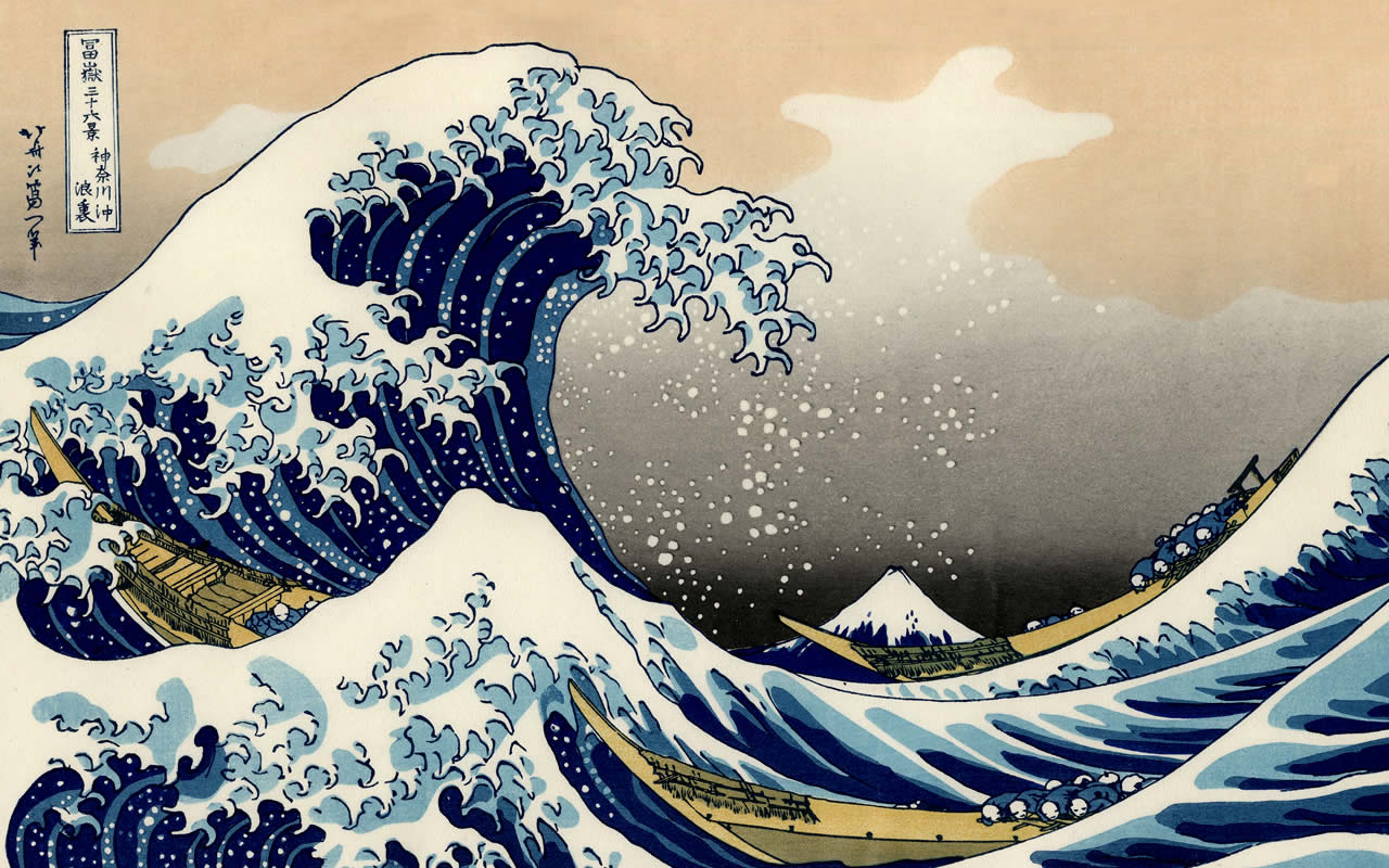 The Great Wave Off Kanagawa - Desktop Wallpaper