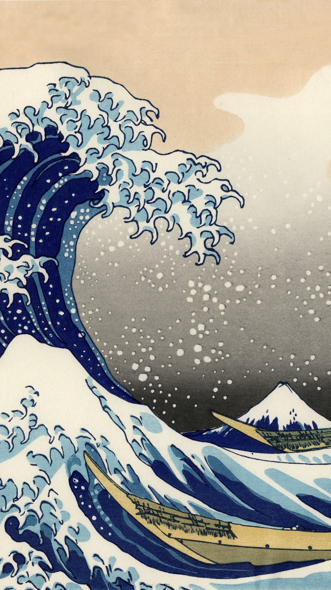 IPhone 5 - Artistic / The Great Wave Off Kanagawa - Wallpaper ID 582819