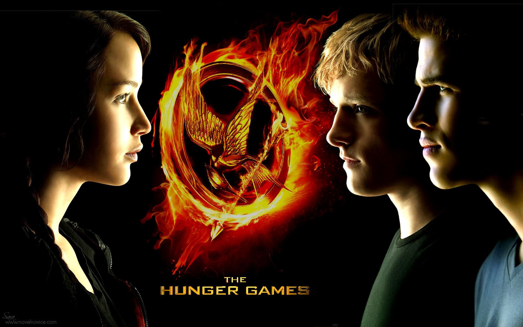 Katniss, Peeta, and Gale - The Hunger Games Wallpaper (30621793 ...