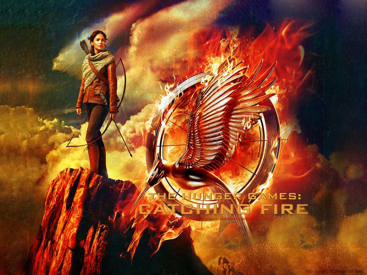 The Hunger Games Catching Fire by vgwallpapers on DeviantArt
