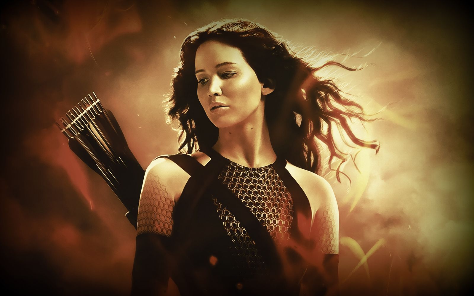 Jennifer Lawrence Hunger Games - wallpaper.