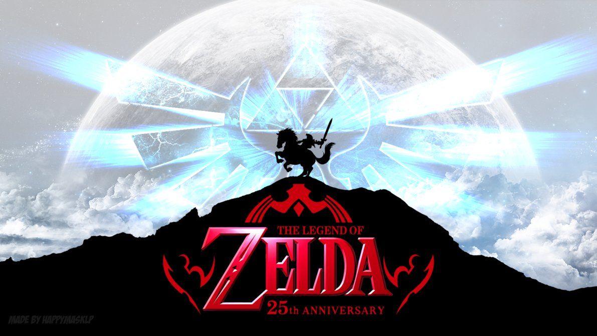 The Legend Of Zelda 25th Anniversary Wallpaper by HappyMaskLP on ...