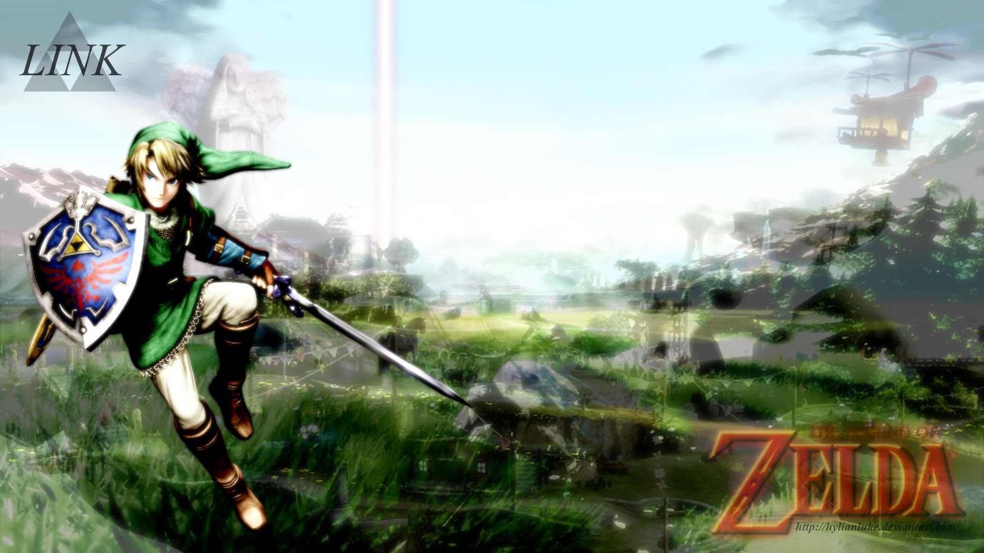The Legend of Zelda Wallpaper - Link by HylianLuke on DeviantArt