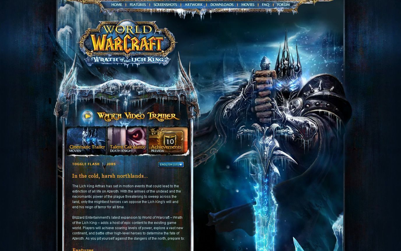 World of Warcraft Wrath of The Lich King Wallpaper