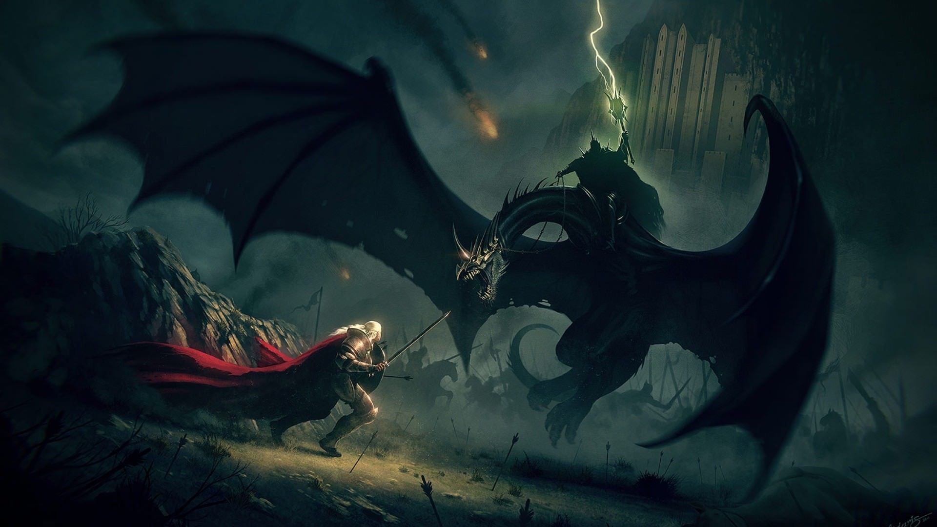 Eowyn Minas Tirith Lord of the Rings Wallpaper - DigitalArt.io