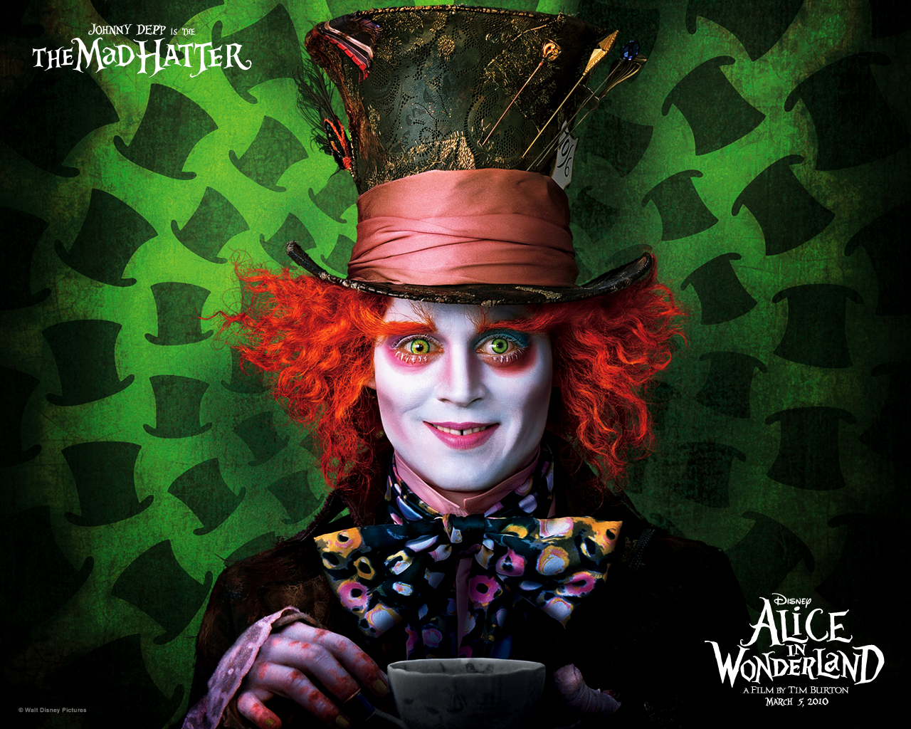 Download the The Mad Hatter Wallpaper, The Mad Hatter iPhone