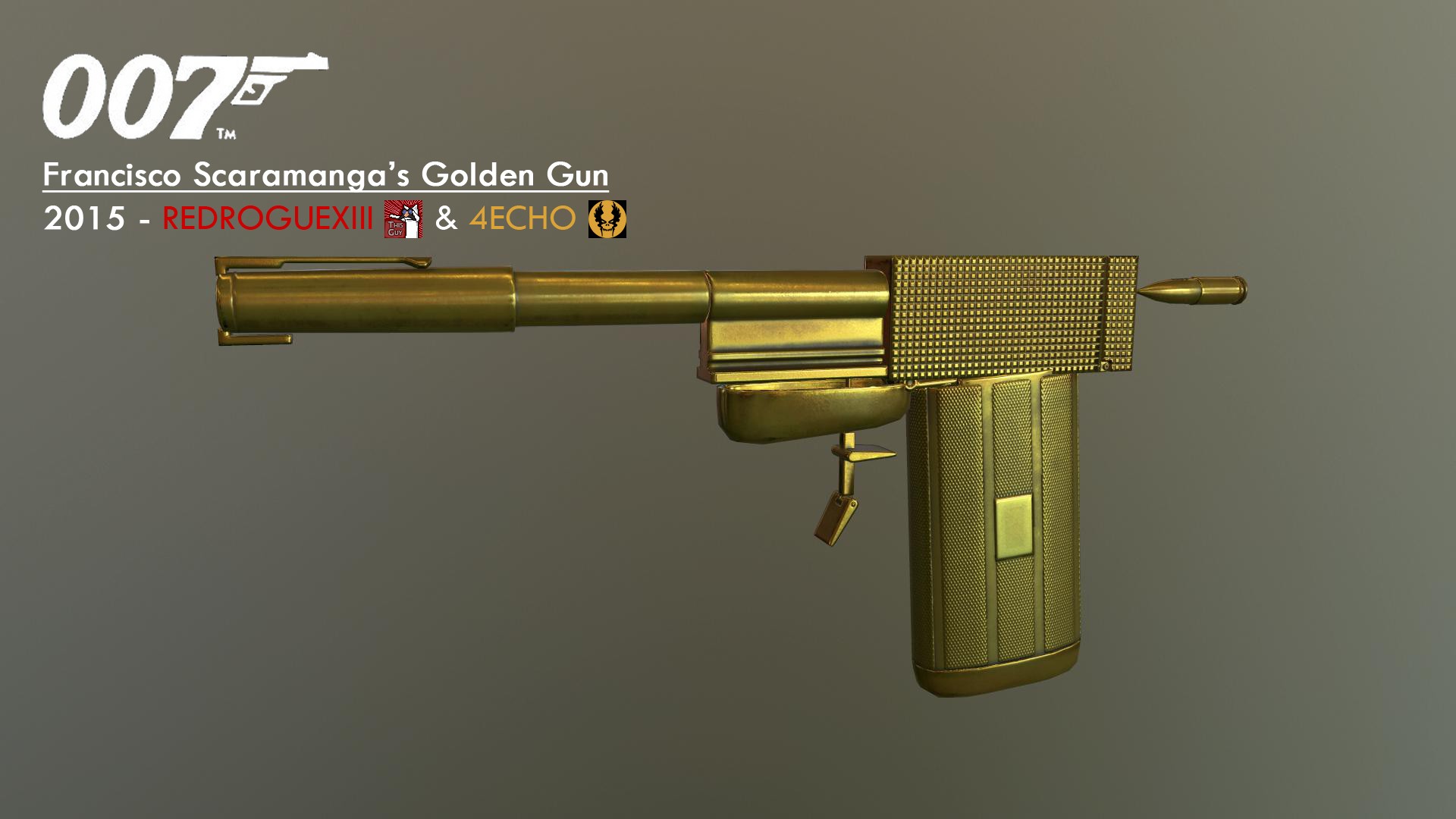 Francisco Scaramanga's Golden Gun (Models > Pistols) - GAMEBANANA