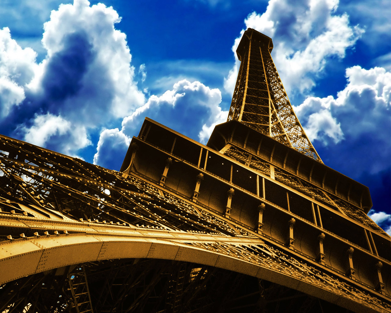 Download Eiffel Tower The Most Beautiful Wallpaper 1280x1024 ...
