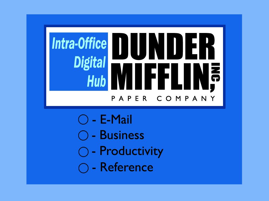 Dunder Mifflin Logo - The Office Wallpaper (41129) - Fanpop