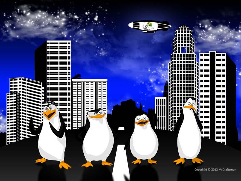 DeviantArt: More Like The Penguins of Madagascar Desktop Wallpaper ...