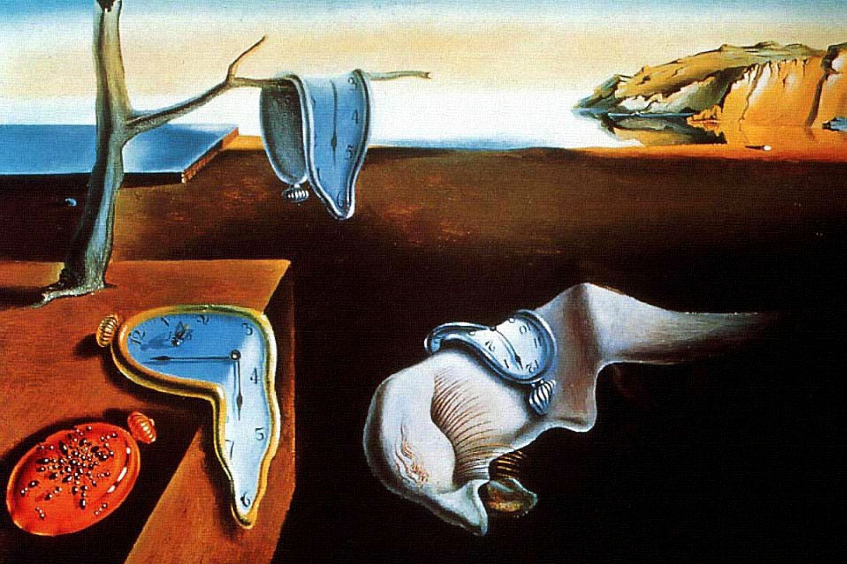 Salvador Dali The Persistence of Memory, Surrealism Wallpaper for