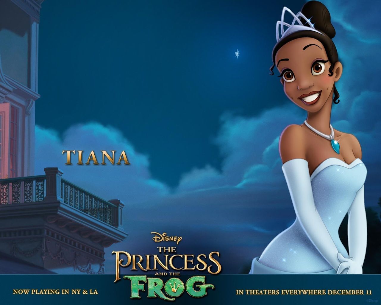 The Princess and the Frog: Tiana Wallpaper (1280 x 1024 Pixels)