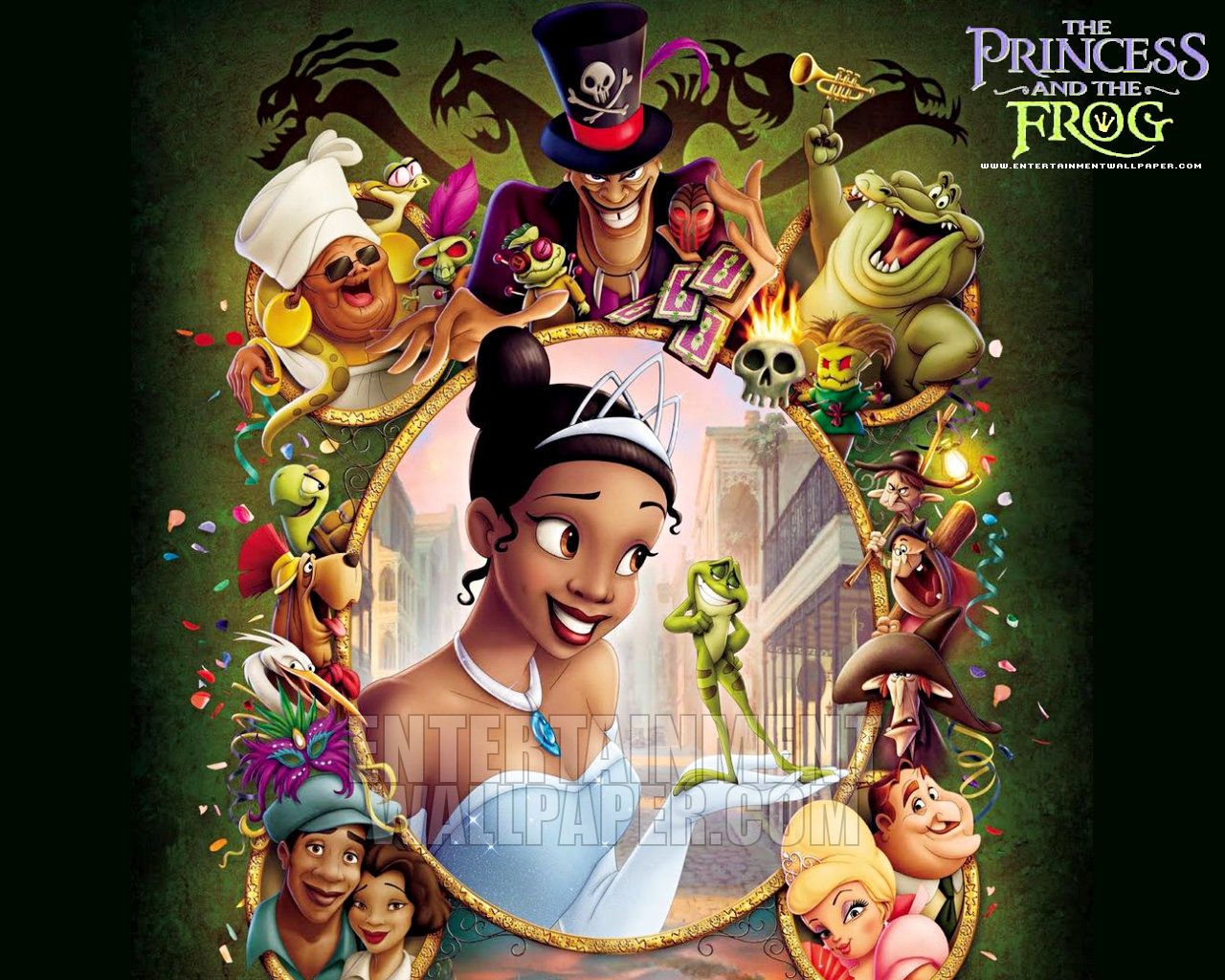 The Princess and the Frog Wallpaper - #10019664 (1280x1024 ...