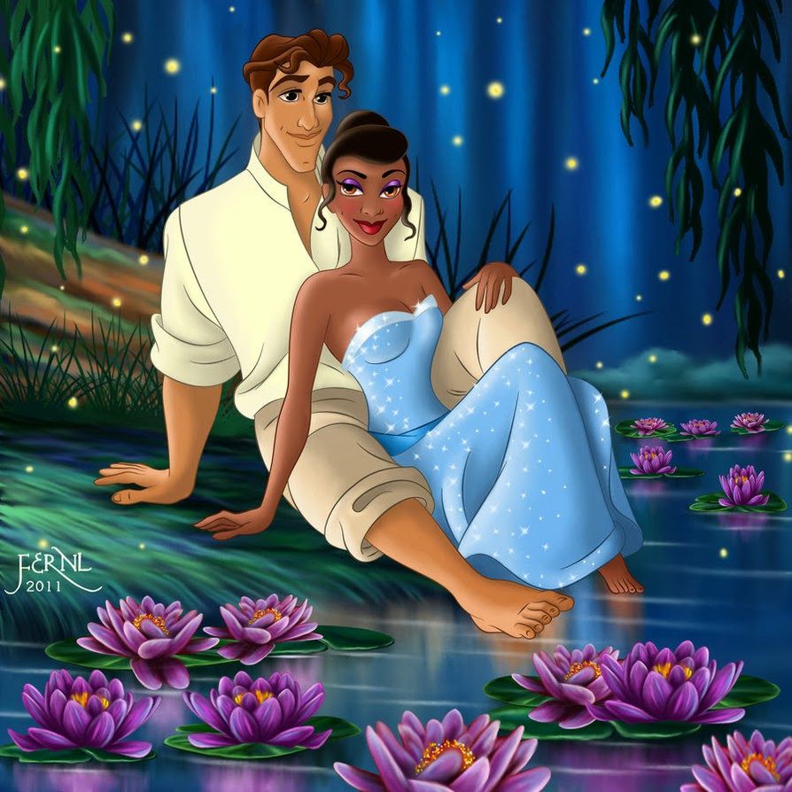 Tiana and naveen after wedding the princess and the frog wallpaper ...