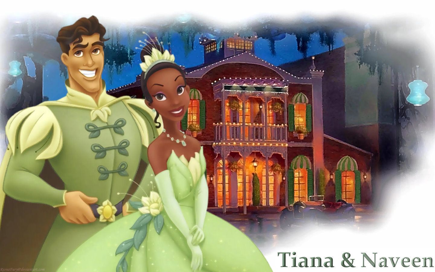 Tiana and Naveen - The Princess and the Frog Wallpaper (23744493 ...