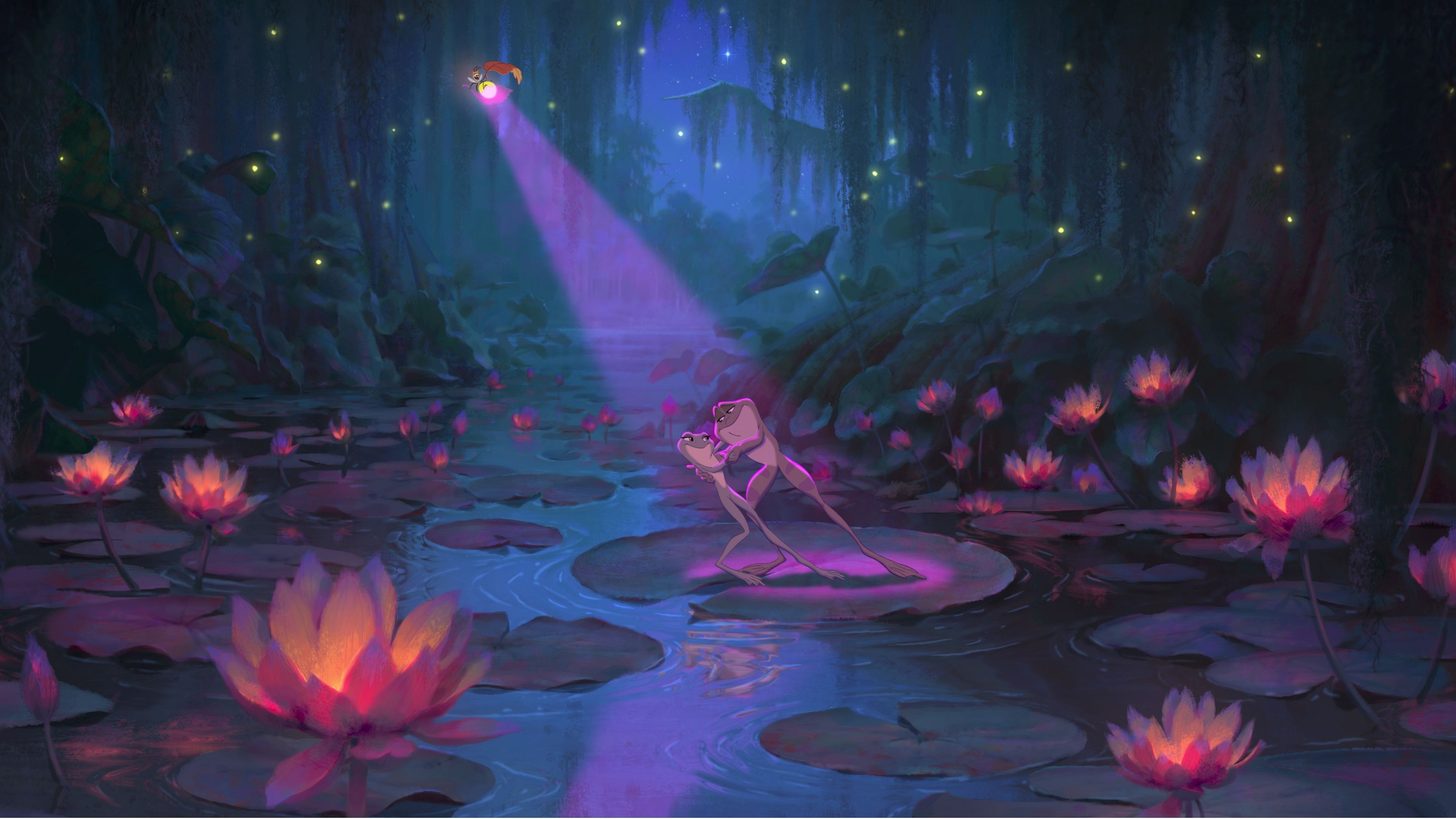 Download Wallpaper 3840x2160 The princess and the frog, Frog ...
