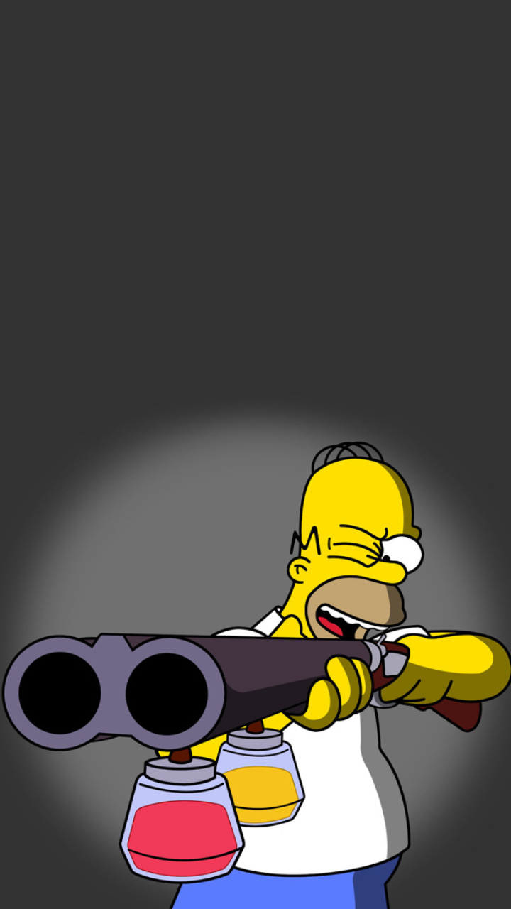 Homer Simpson Galaxy S3 Wallpaper 720x1280