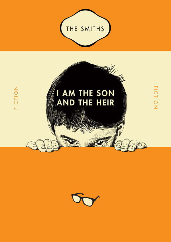 The Smiths Song Lyrics as Classic Penguin Paperback Book Covers