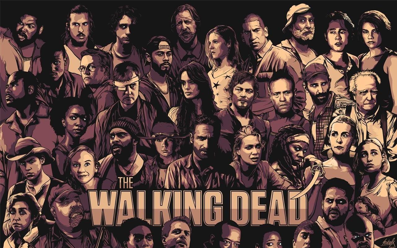 Download The Walking Dead Characters Free Wallpaper 1280x800 ...