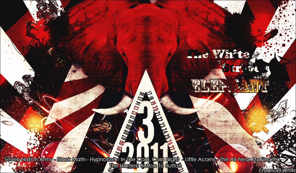 The White Stripes Elephant by WhiteDragon9522 on DeviantArt