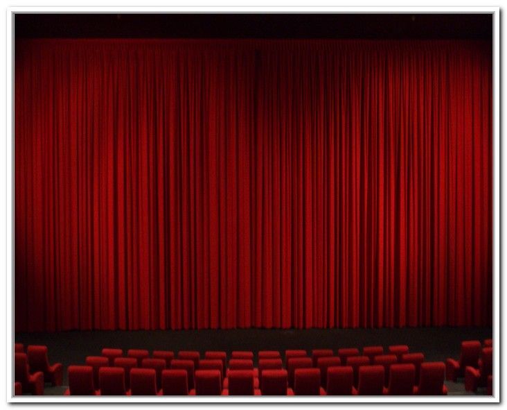 Movie theater curtains wallpaper