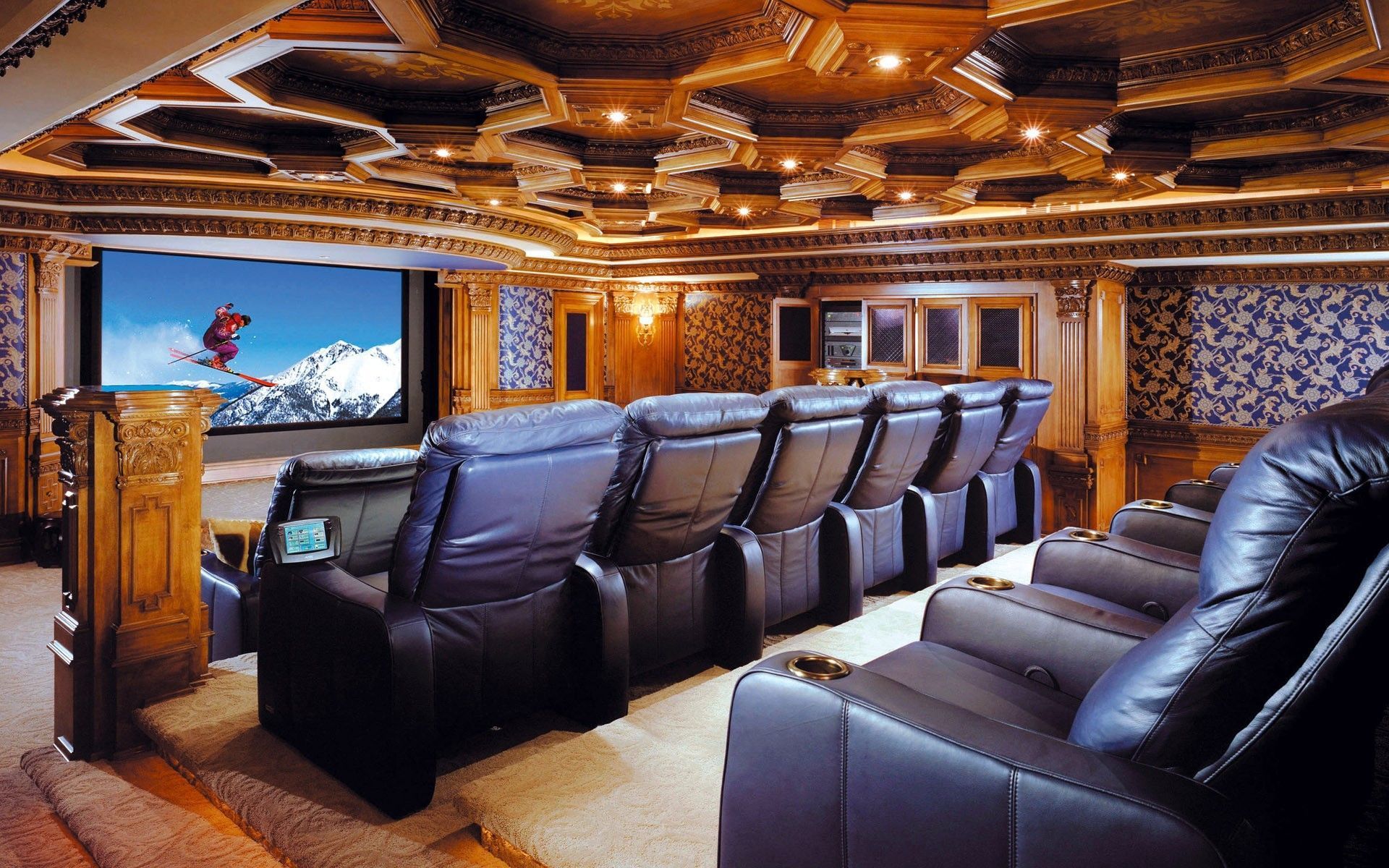 Luxury Home Theater wallpapers and images - wallpapers, pictures ...