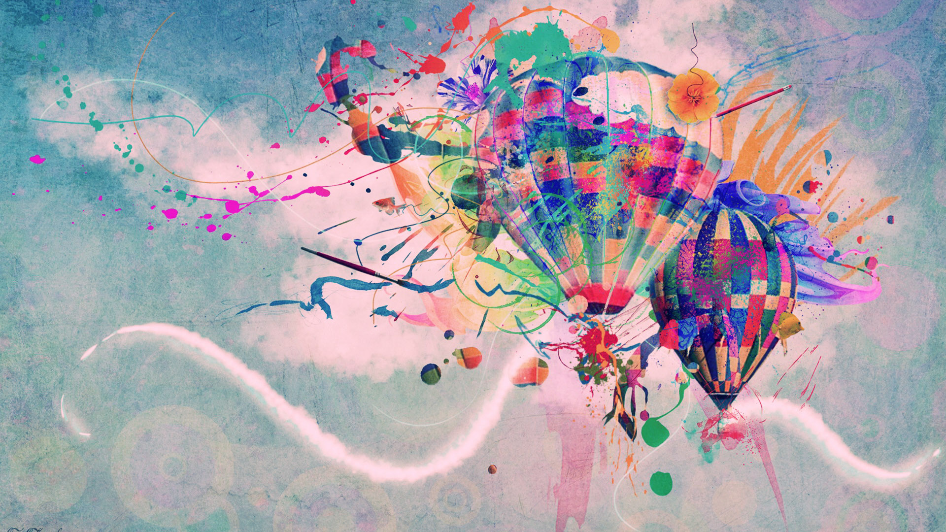 abstract-hot-air-balloon-wallpaper