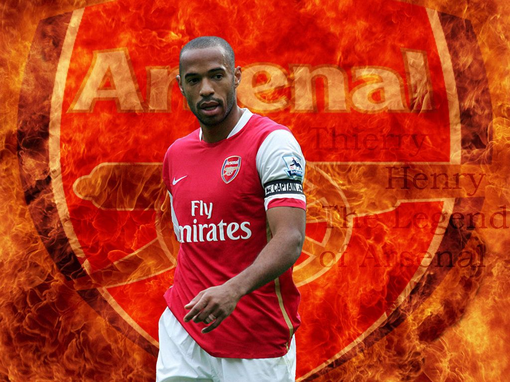 Wallpapers Soccer Ball Thierry Henry Arsenal Legend Hd 1024x768 ...
