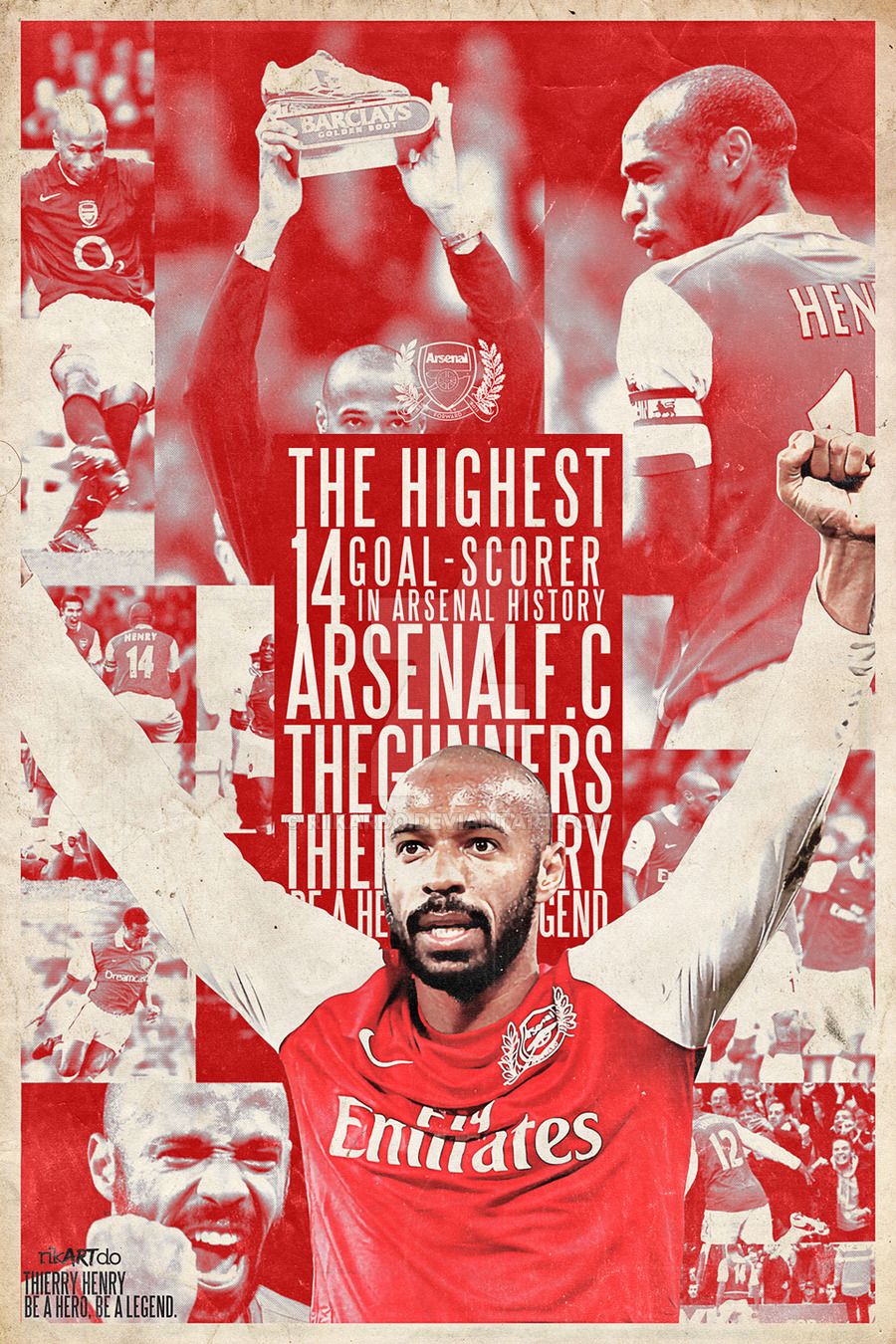Thierry Henry Arsenal by riikardo on DeviantArt