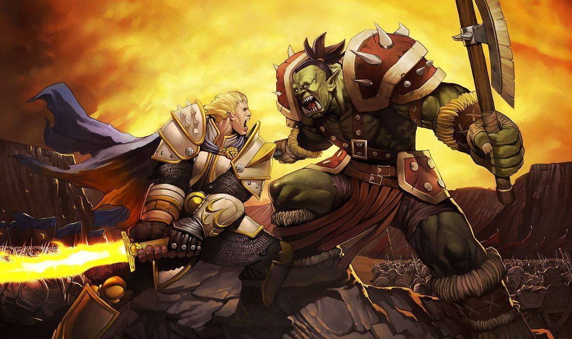 Human vs Thrall Warcraft DotA Wallpapers | Top DotA Wallpapers