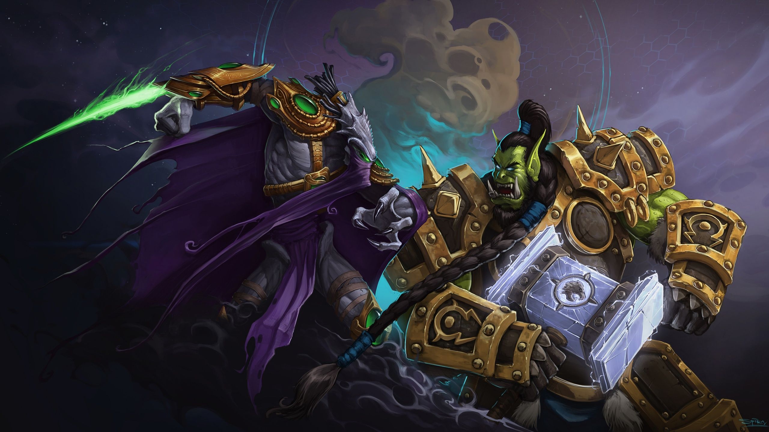 Thrall Vs Zeratul Heroes Of The Storm Wallpapers - 2560x1440 - 872678