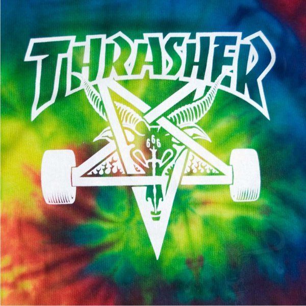 Perhaps Thrasher's most controversial logo. This one reflects ...
