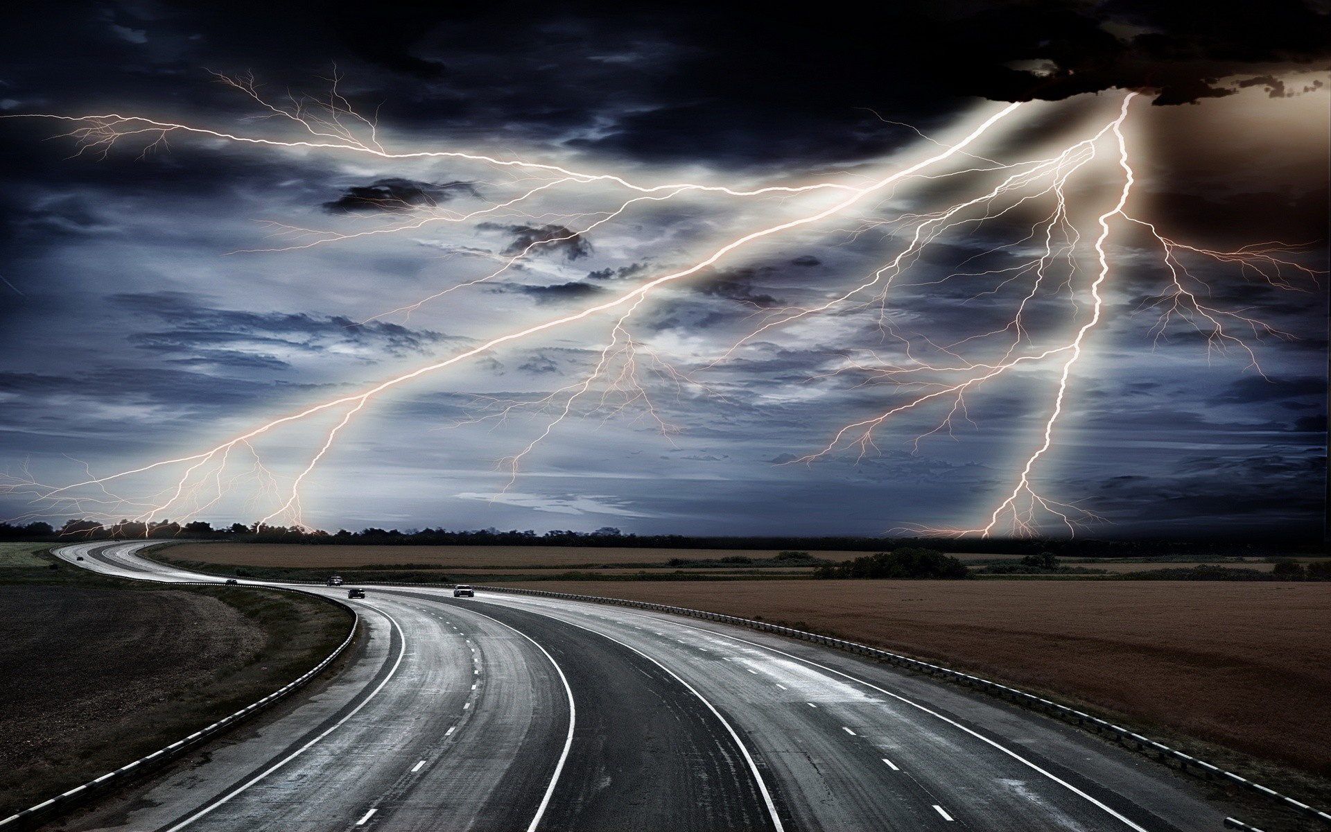 Lightning and Thunder Storm Wallpaper Download Desktop