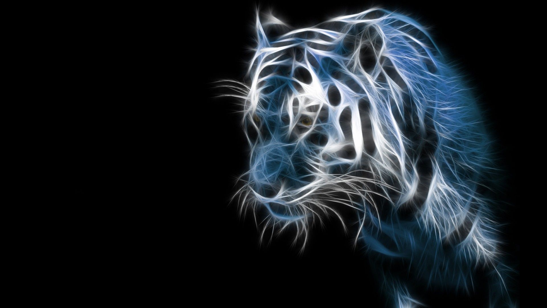 Desktop blue tiger pics