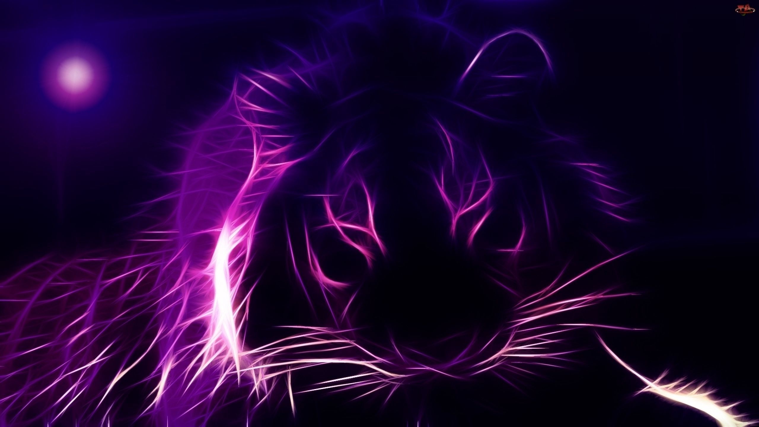 Download Purple Tiger 3D Animated Animal Wallpaper Desktop