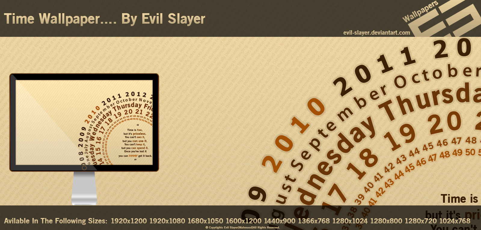 Time Wallpaper by Evil Slayer on DeviantArt