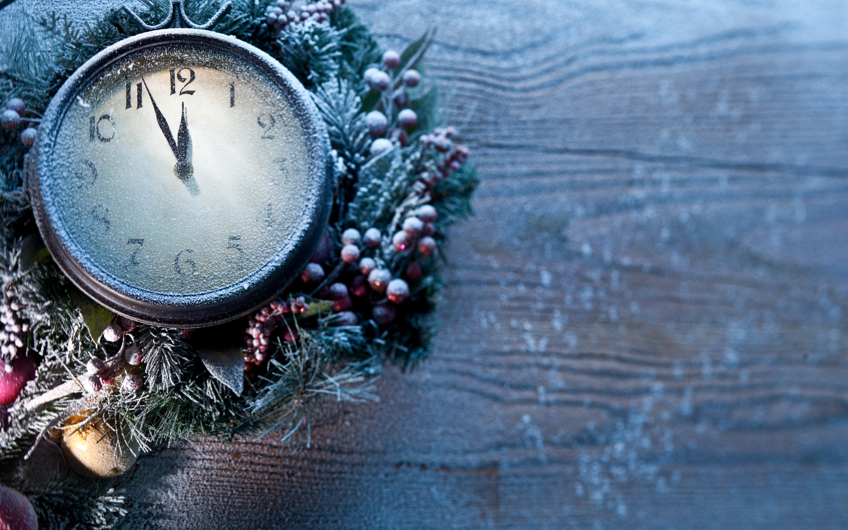 Clock new year frozen time wallpaper | 2880x1800 | 178427 ...