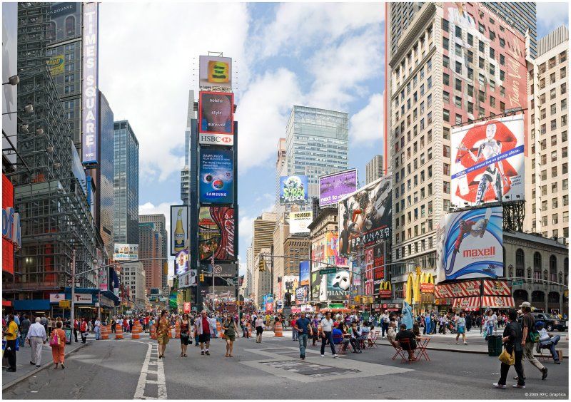 Spring in Times Square Wallpaper photo - RFC Graphics photos at