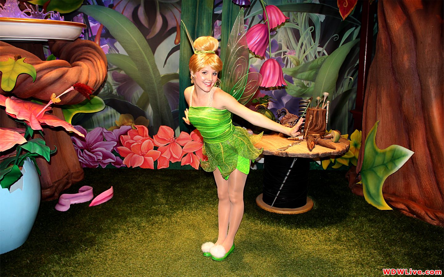 Tinker Bell: Tinkerbell's Magical Nook at the Adventureland Veranda.