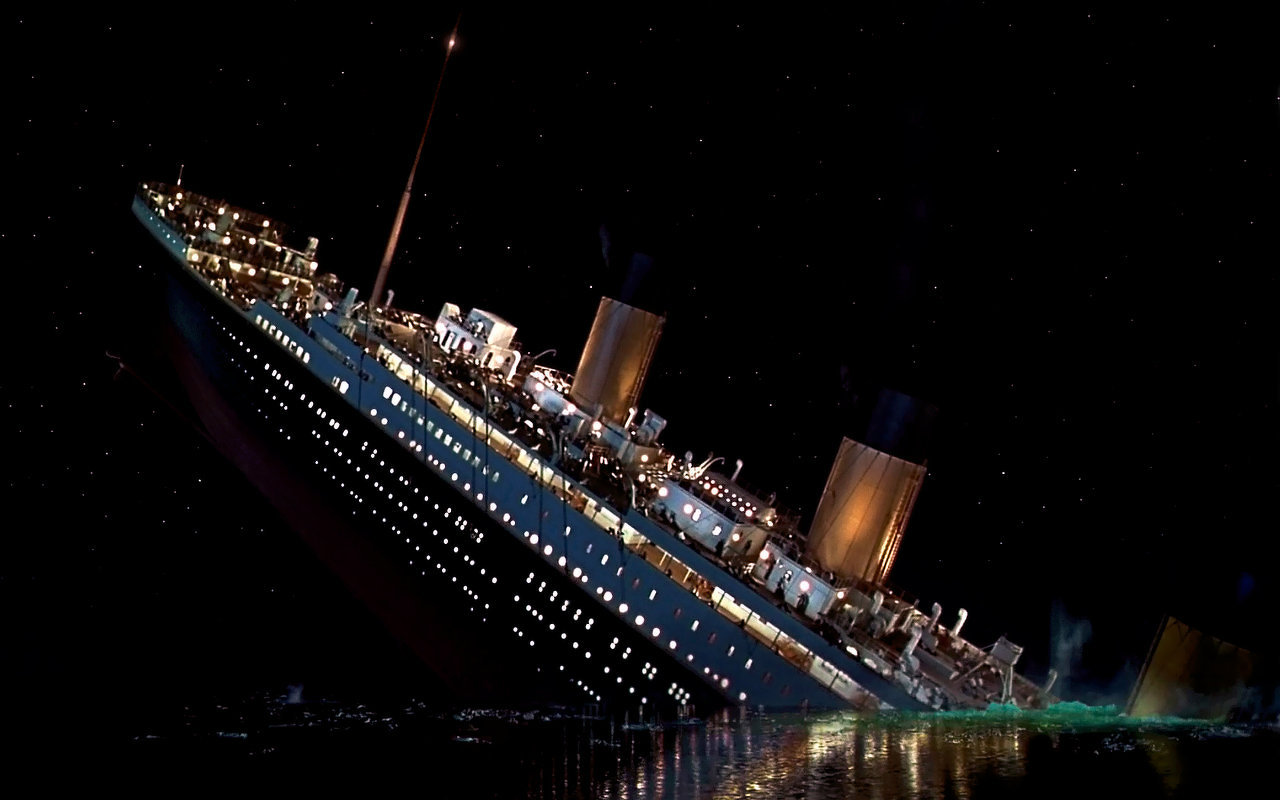 Download Titanic Sinking Wallpaper 1280x800 | Wallpoper #249551
