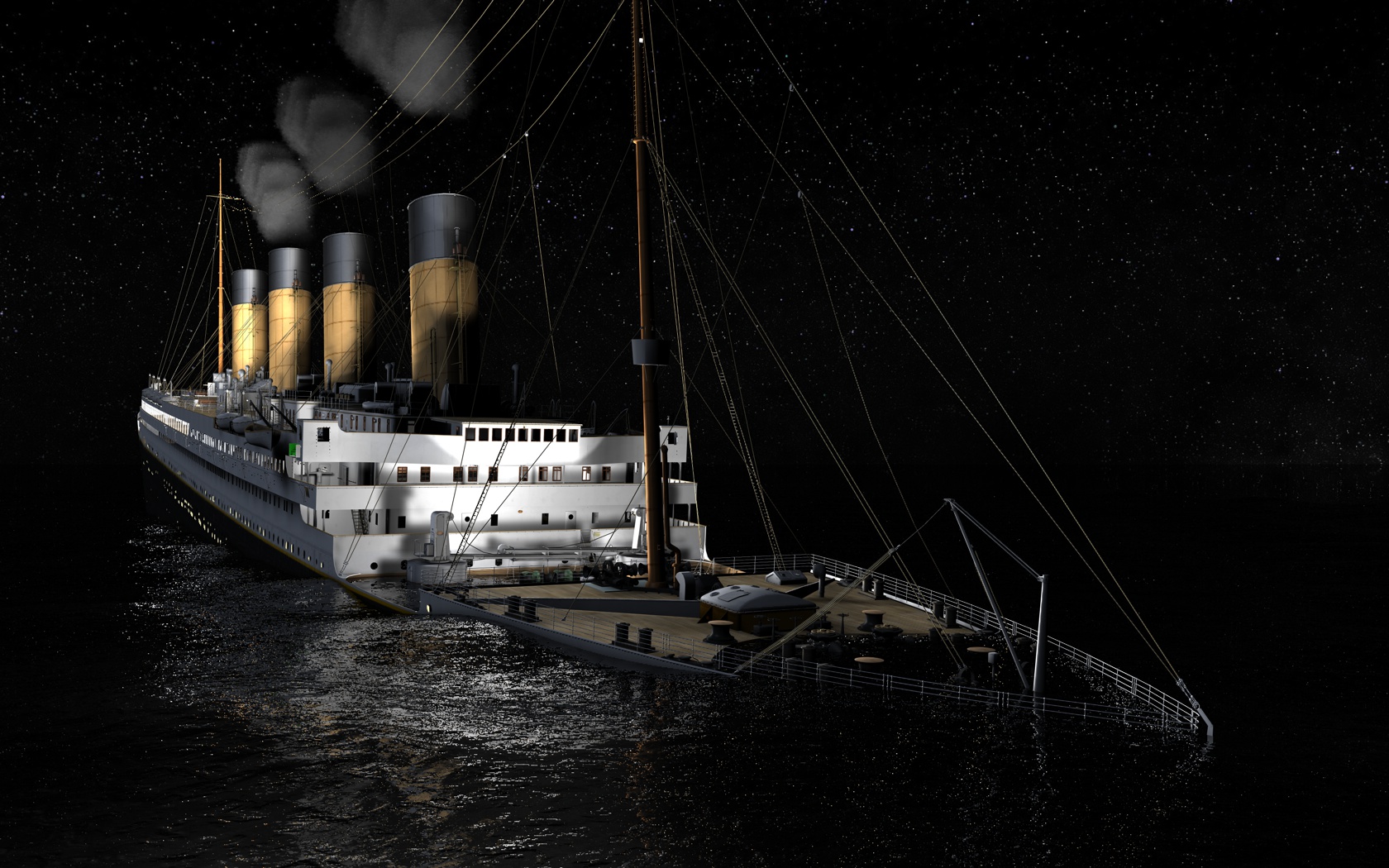 Renders of sinking Titanic image - Mod DB