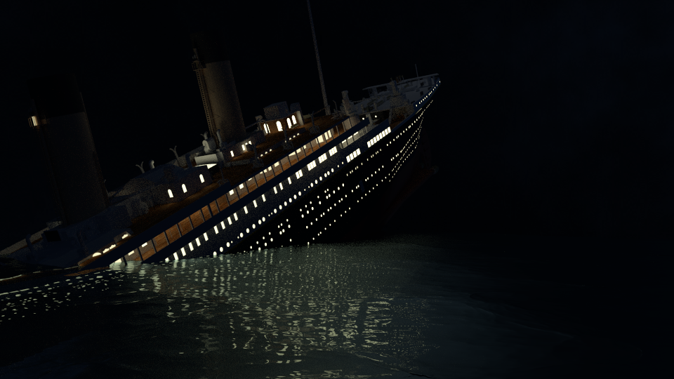 Titanic sinking. by Crias on DeviantArt