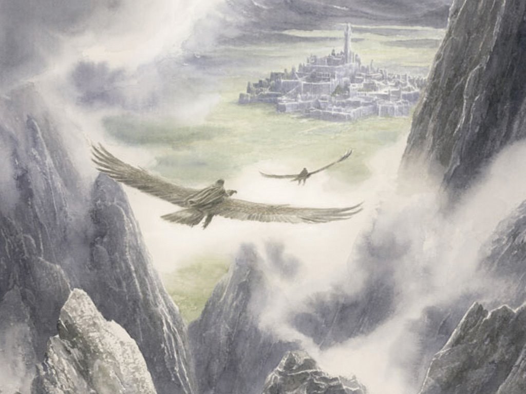 My Free Wallpapers - Fantasy Wallpaper : Tolkien - Eagles