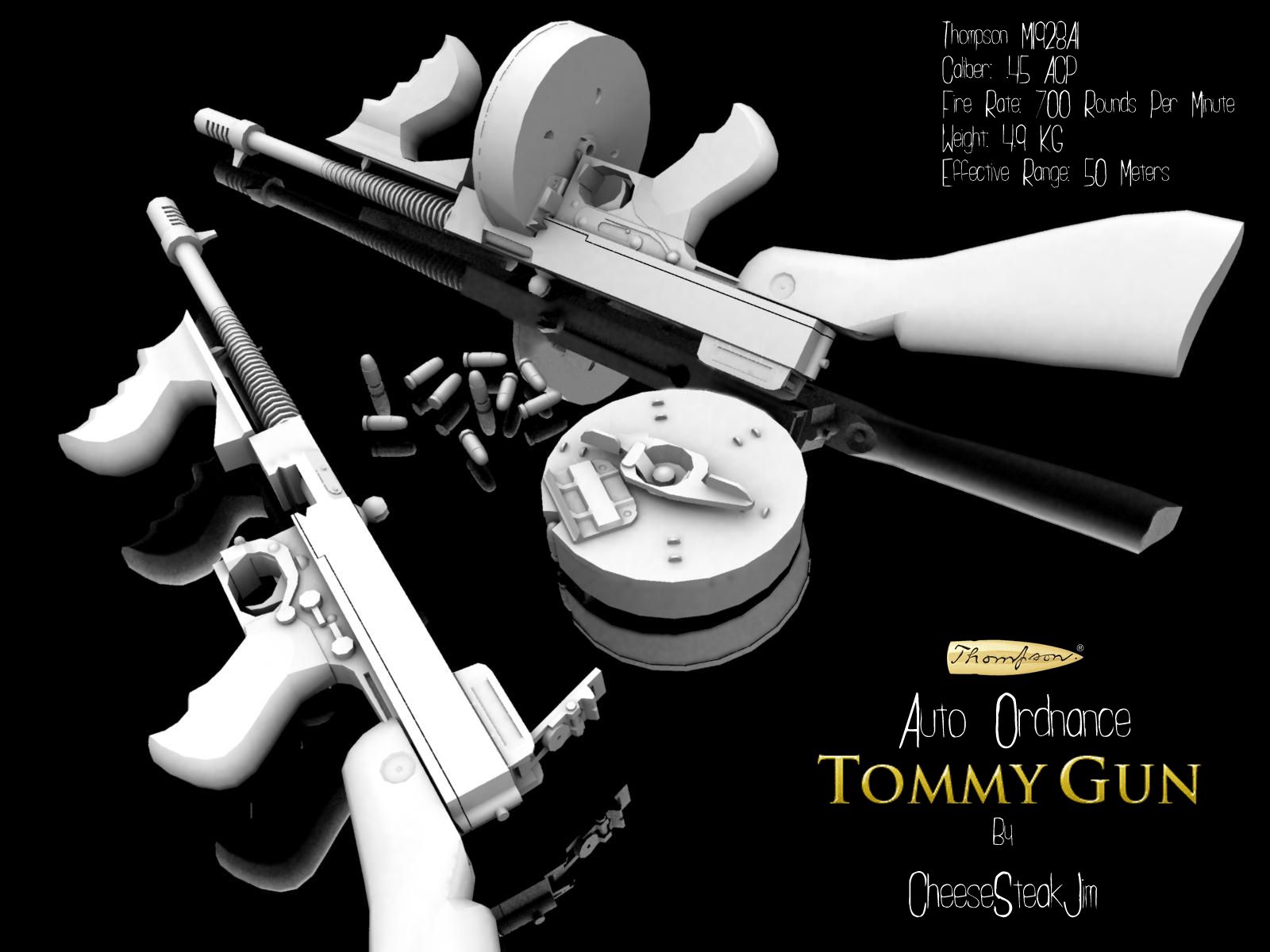 Tommy Gun concept by Akuma1x on DeviantArt