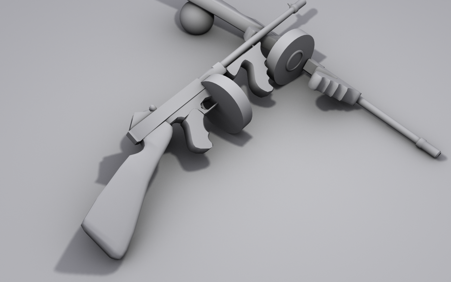 Tommy Gun Render image - The Fifties mod for Half-Life 2 - Mod DB