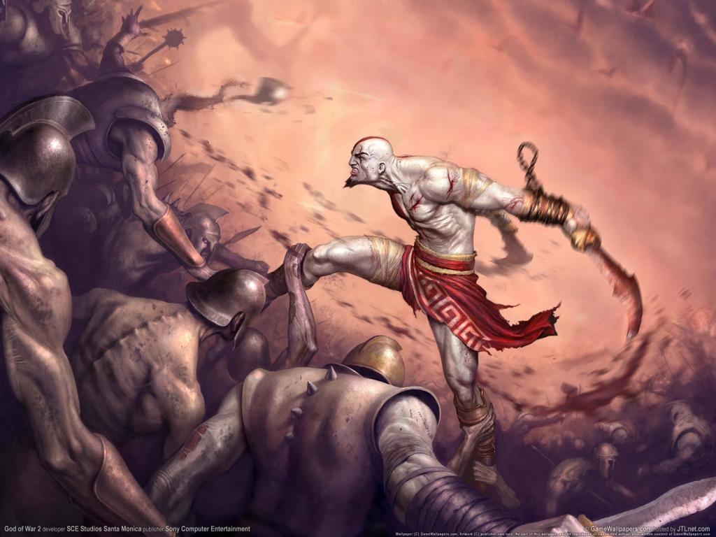 God of War II Kratos (2) Wallpaper | Customity