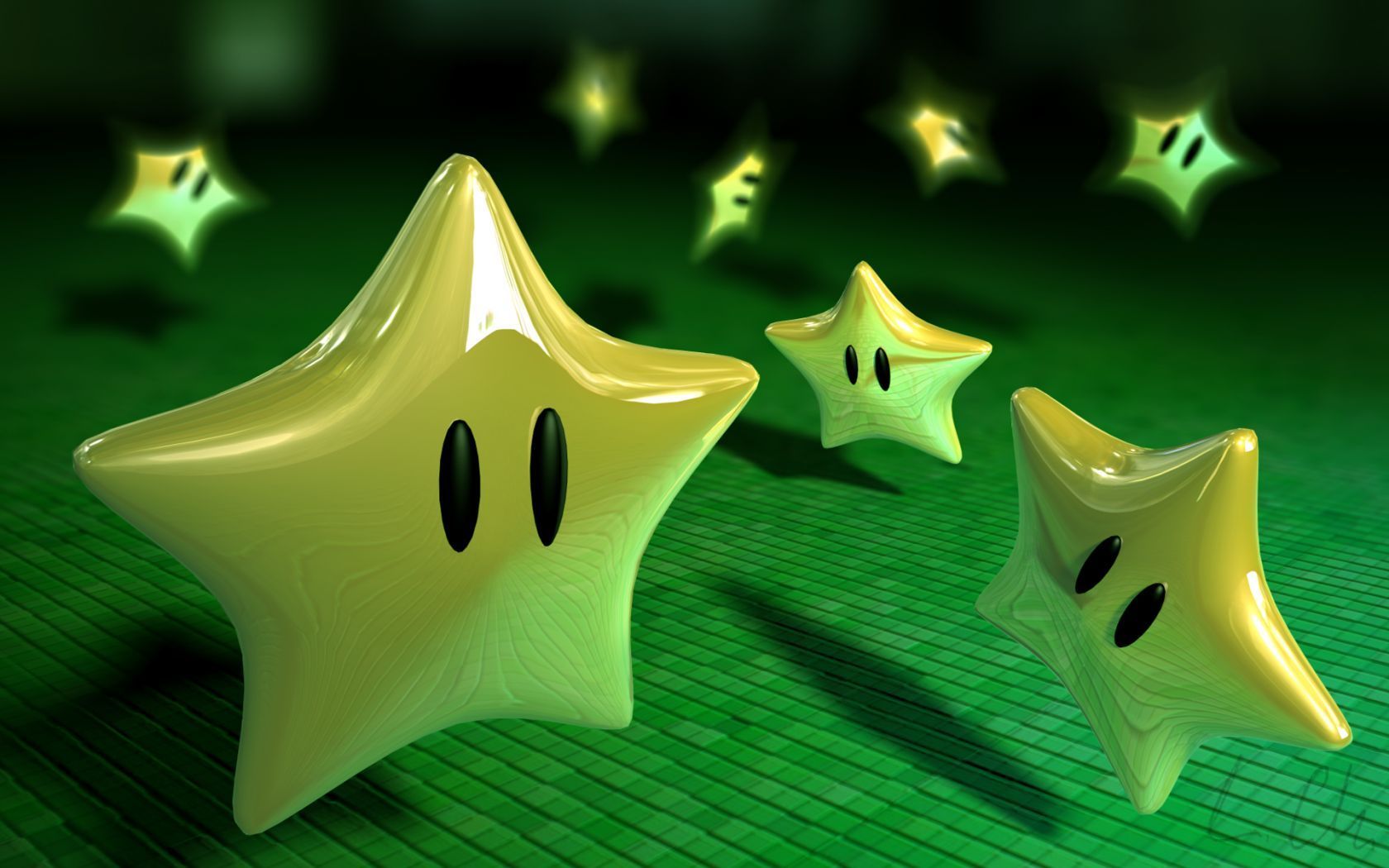 Super Mario Stars 3D Wallpaper Stars in HD Quality Free Download ...
