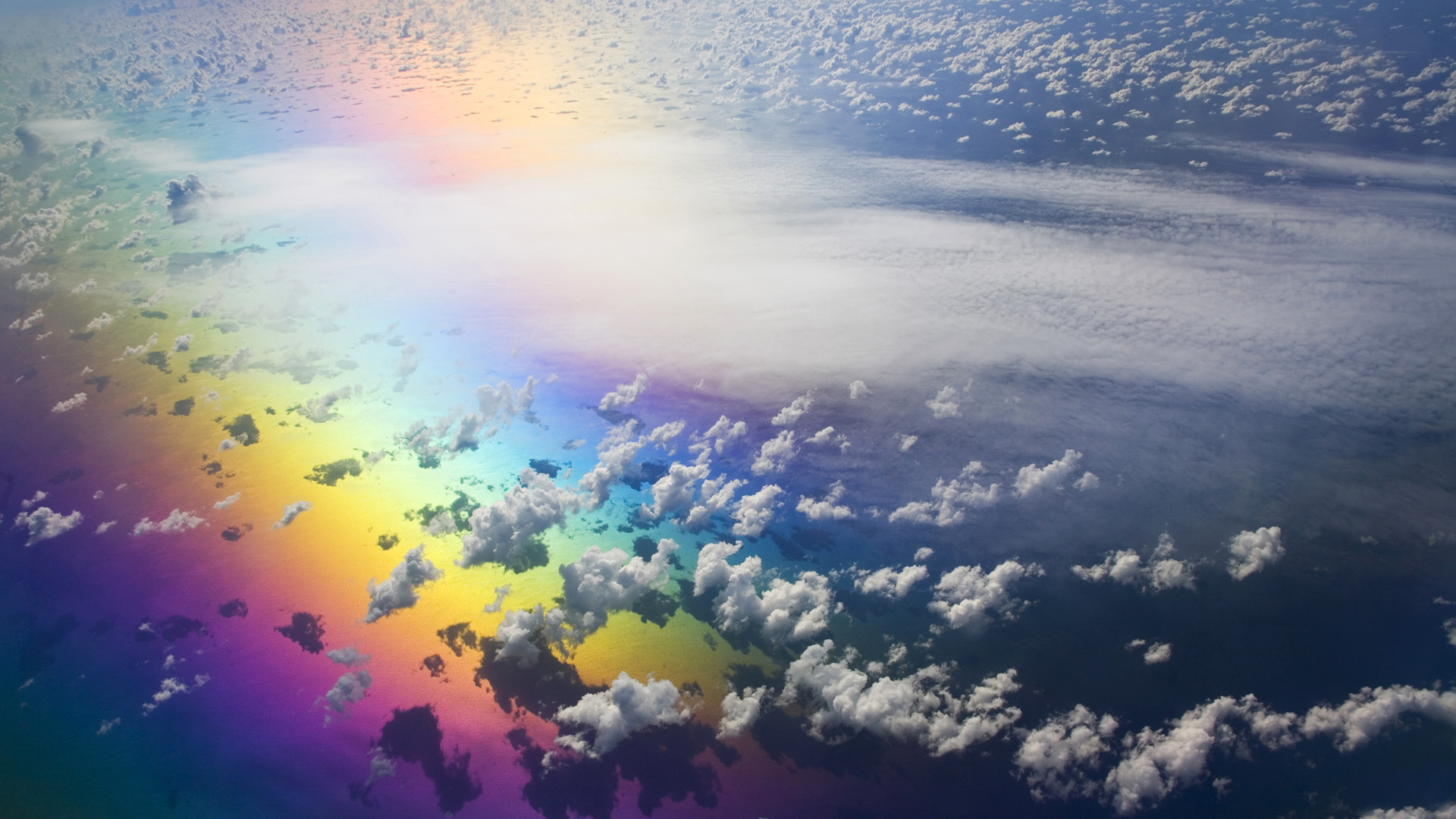 Lightnings Rainbows Top Best : Full HD desktop wallpaper : Wallinda