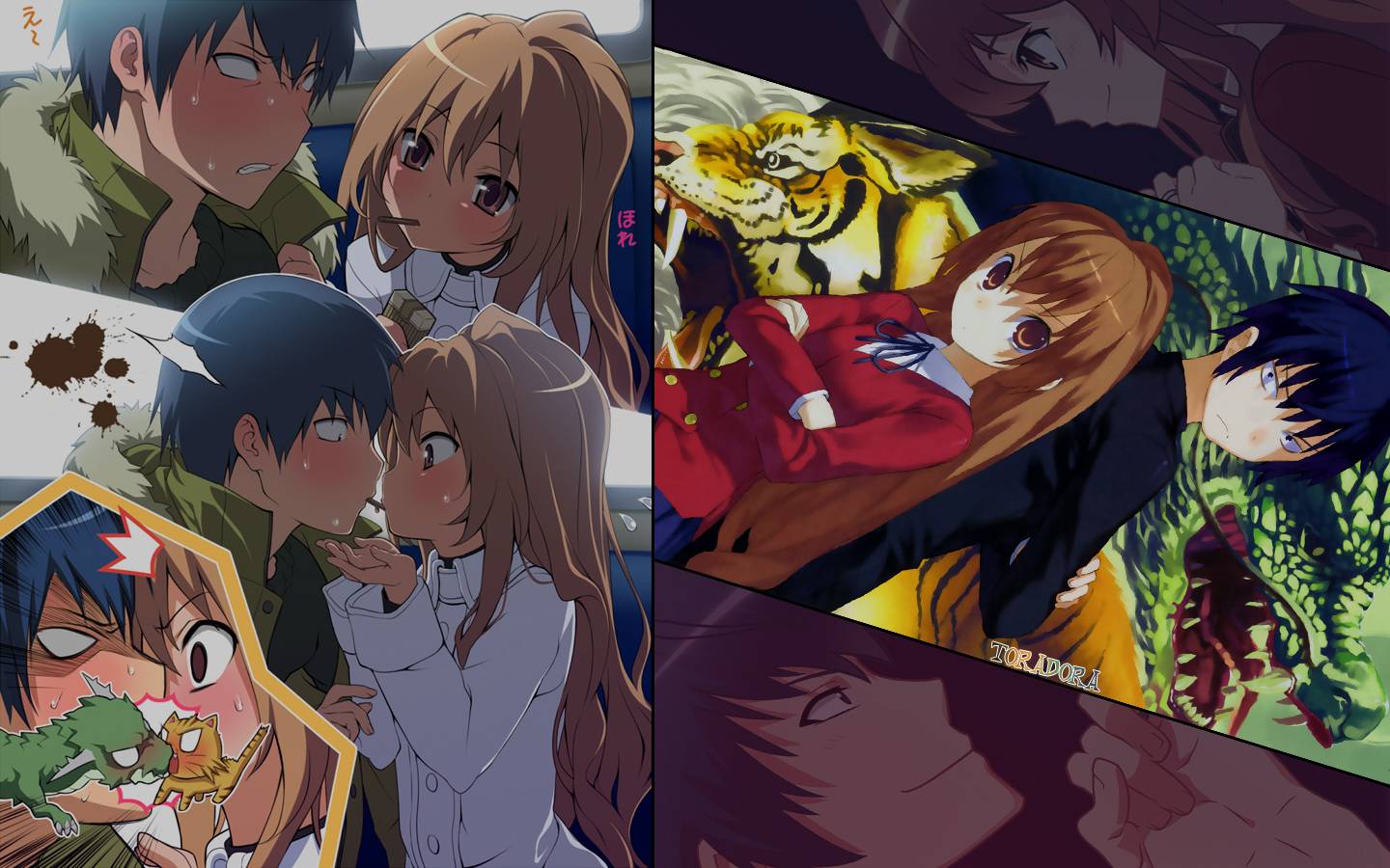 Toradora! HD Wallpaper  Toradora, Papel de parede hd