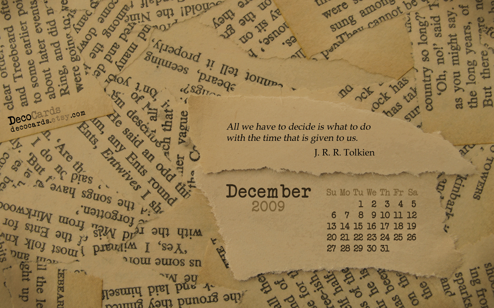 Calendar Wallpaper | DecoCards Blog